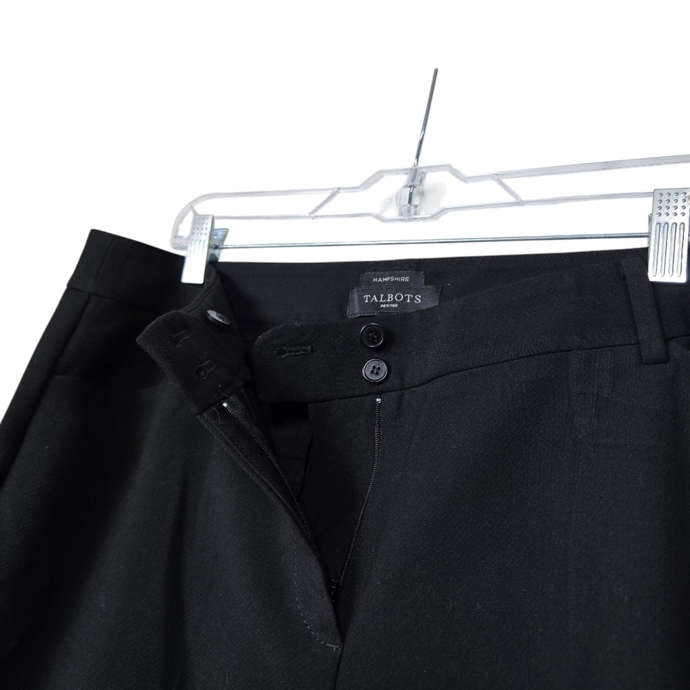 Talbots Hampshire Black Pants Petite 16 - Picture 3 of 10